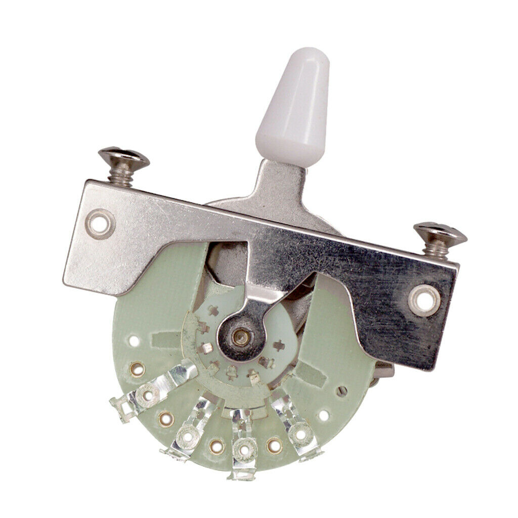 High End 3 Way Selector Tone Switch with White Button for TL  Electric Guitar