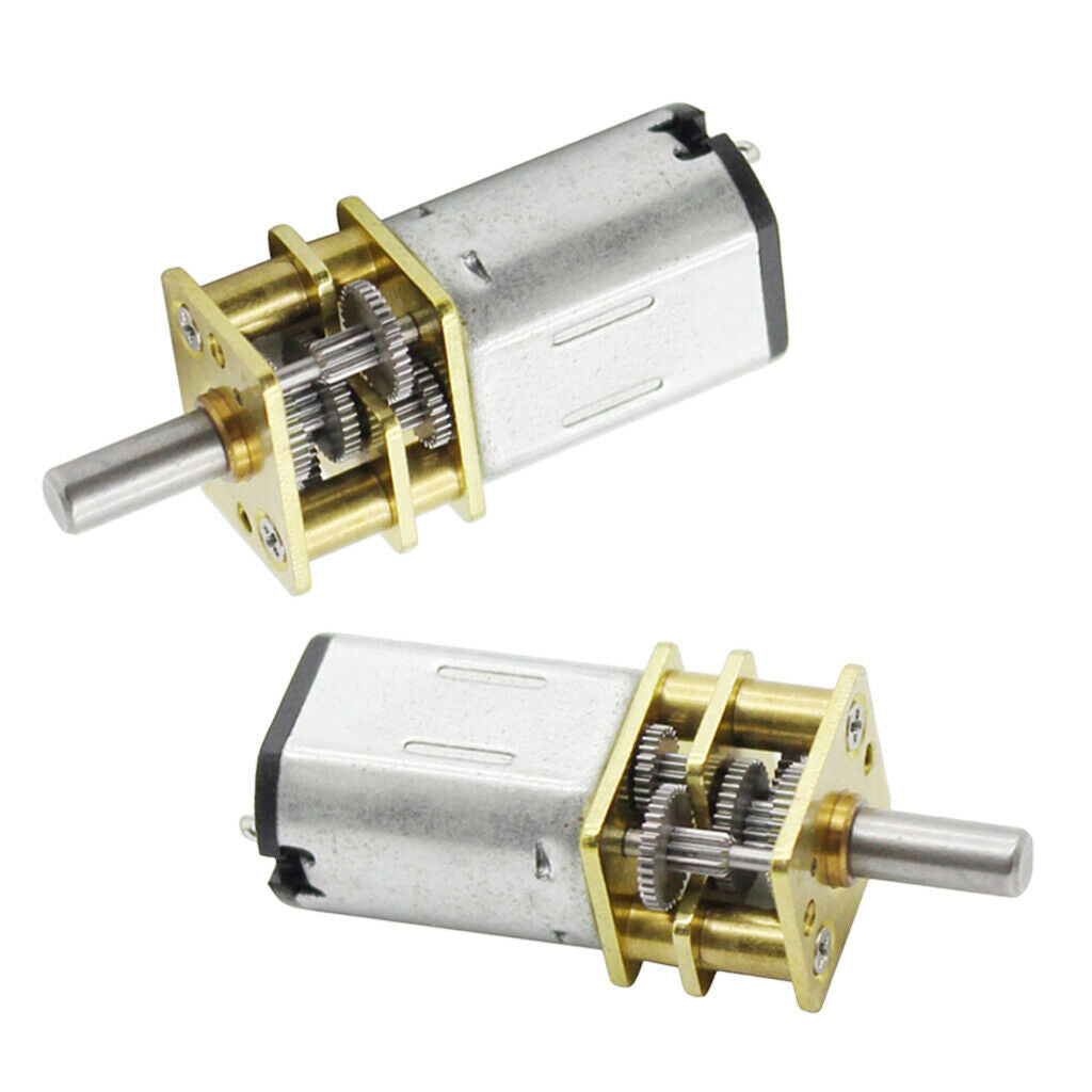 2pcs N20 60rpm & 200rpm Gear Motor - Speeds Reduction GearDC Motor, Electric