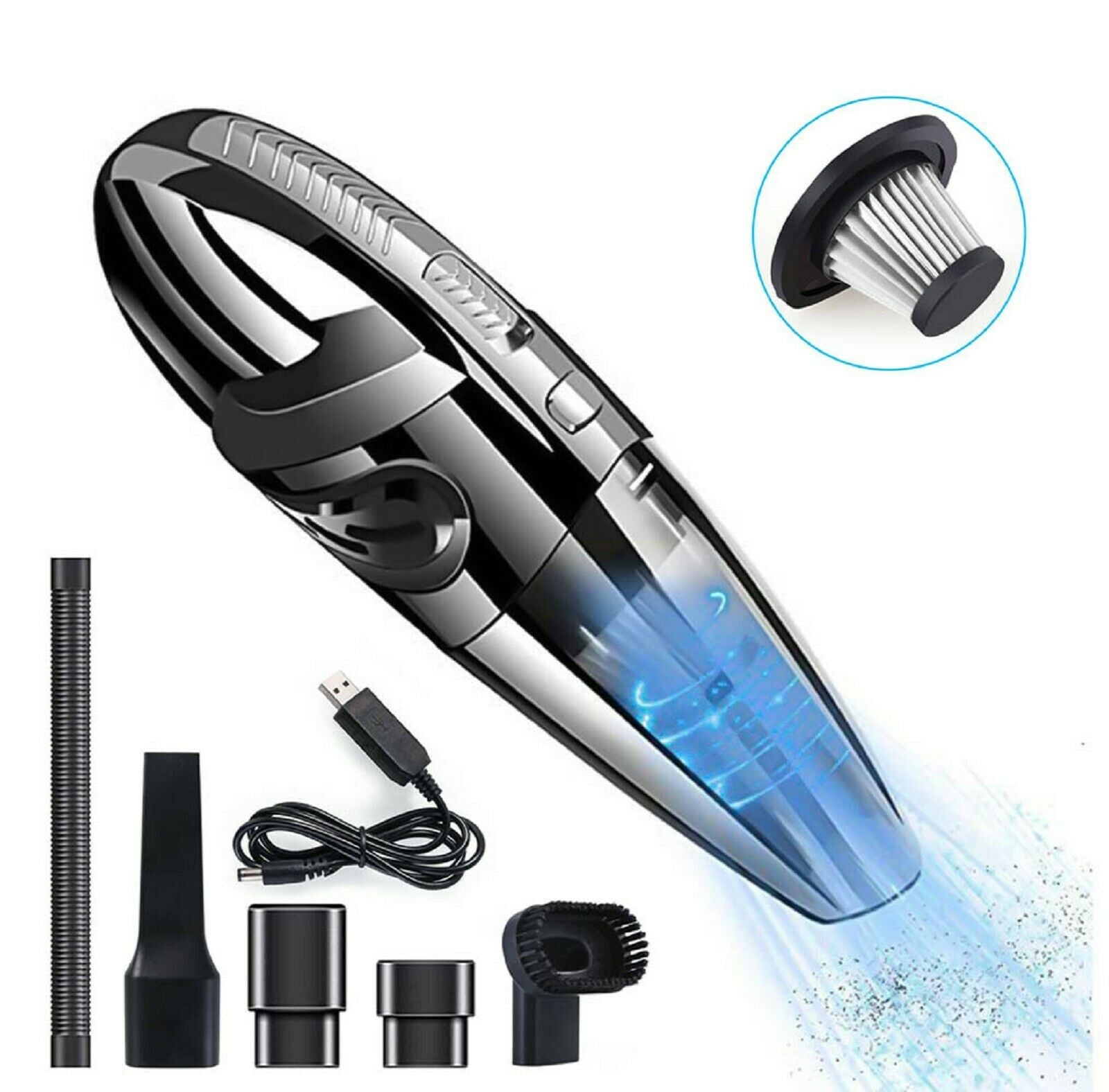 Cordless Hand Held Vacuum Cleaner Small Mini Portable Car Auto Home Wireless