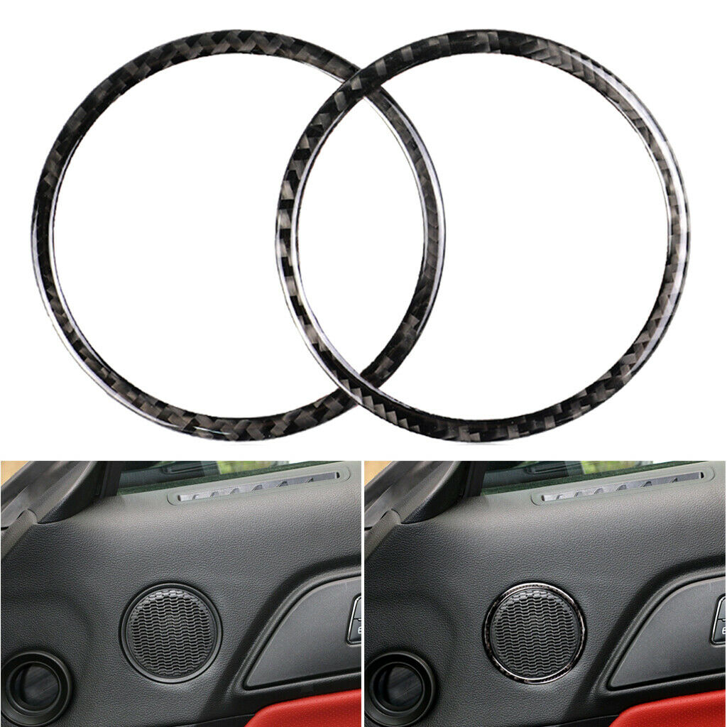 2x Car Interior Audio Door Speaker Sound Trim Cover For Ford  2015-17