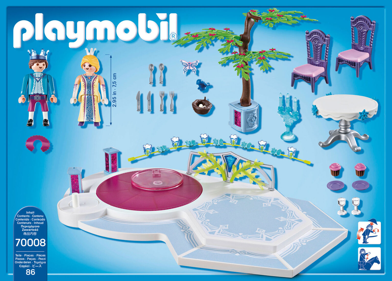 70008 Playmobil Super Set Royal Ball Playset with Figures inc 86pcs Children 4+