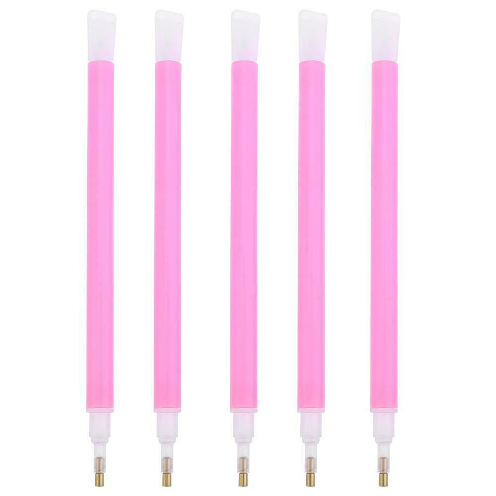 5pcs DIY Diamond Painting Cross Stitch Tool Point Drill Pen Embroidery Gift @