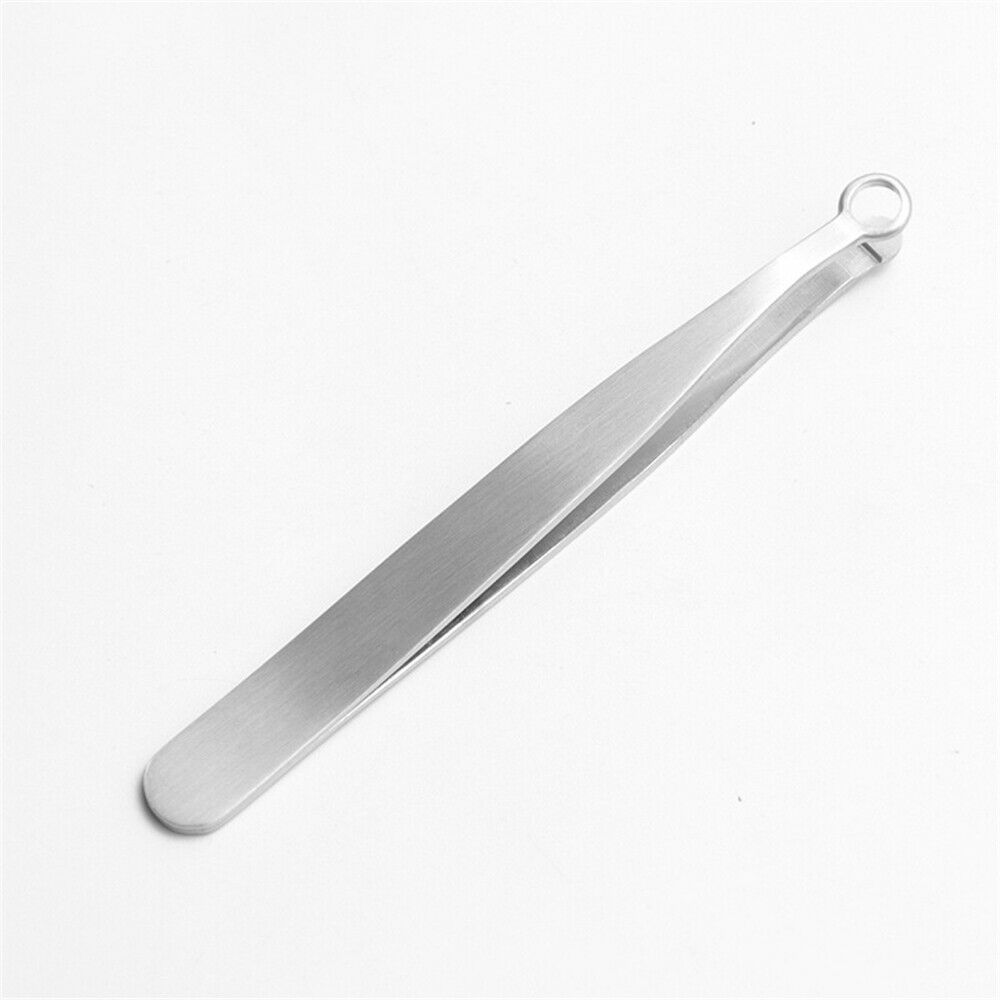 Men Universal Nose Hair Trimming Tweezers Stainless Steel Eyebrow Nose Hair Cut