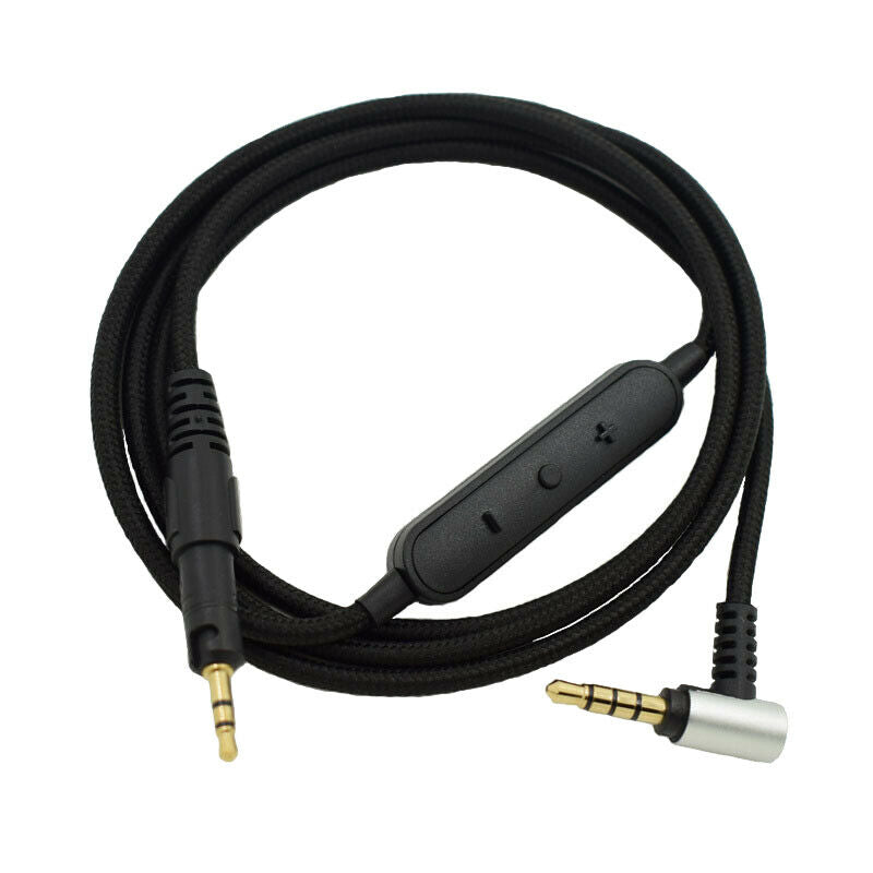 Replacement Audio Cable Wired Control with for Audio-Technica ATH-M50X M40X HeK4