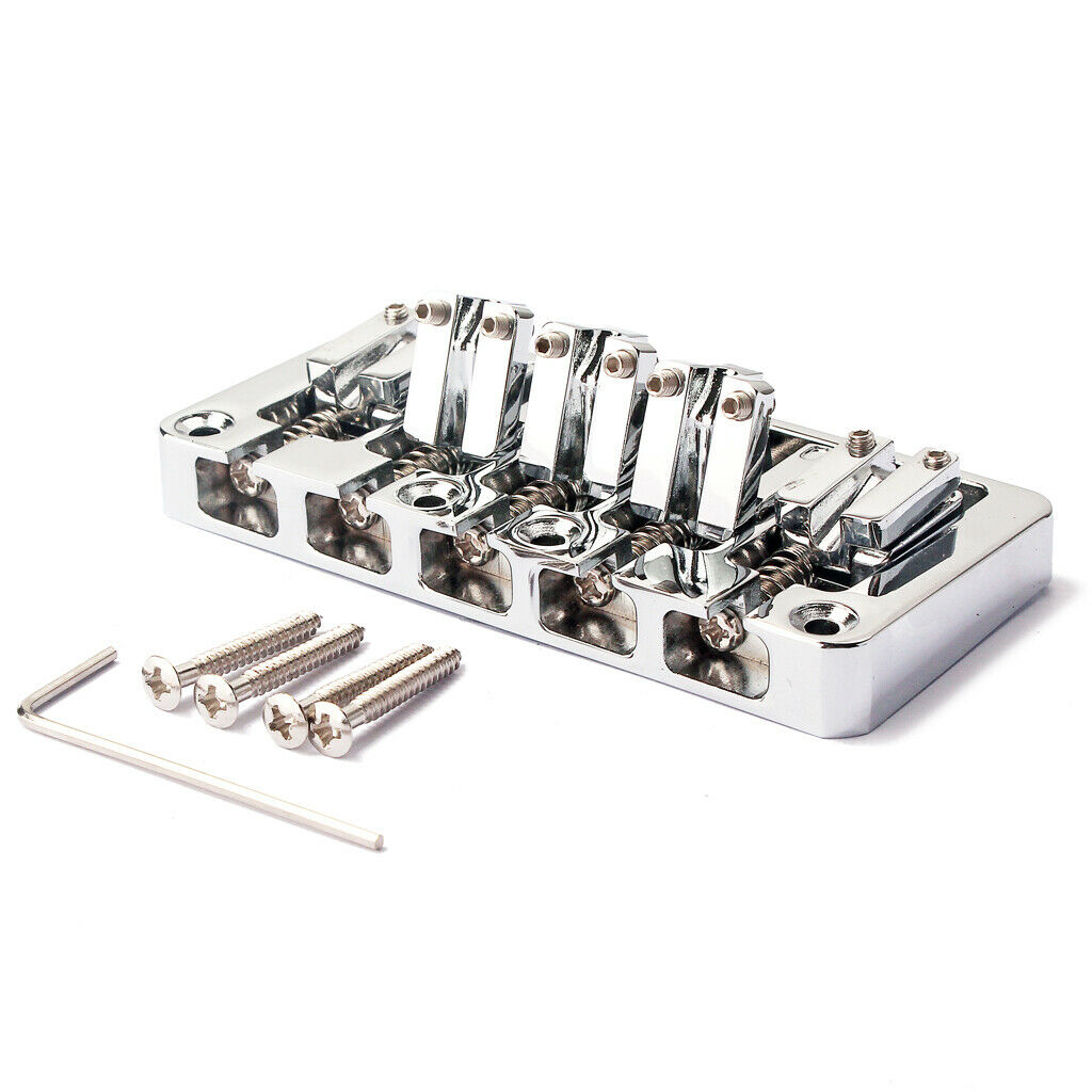 5 String Precision Electric Jazz Bass Guitar Bridge Luthier DIY Retrofit Kit