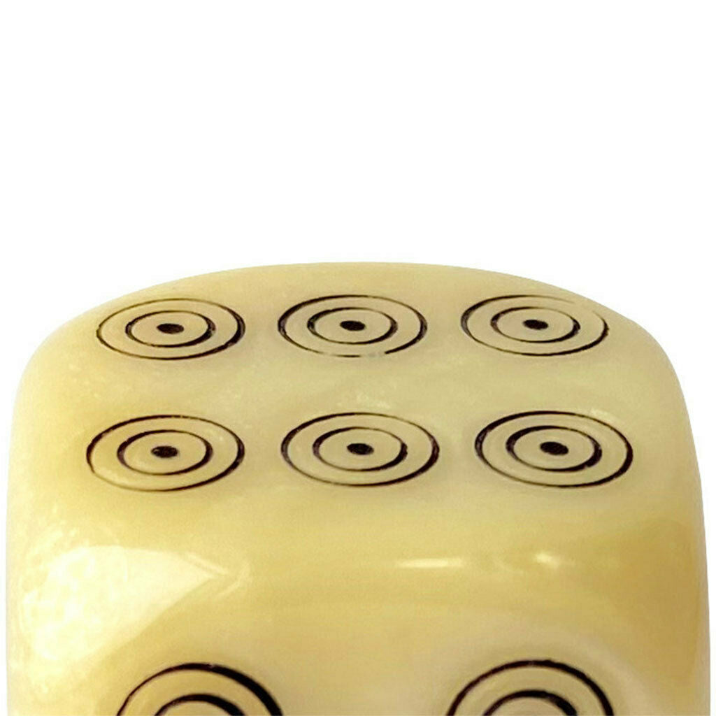 Pack of 5 Acrylic 16mm Six Sided Dice Set Smooth Party Prop Table Game Parts