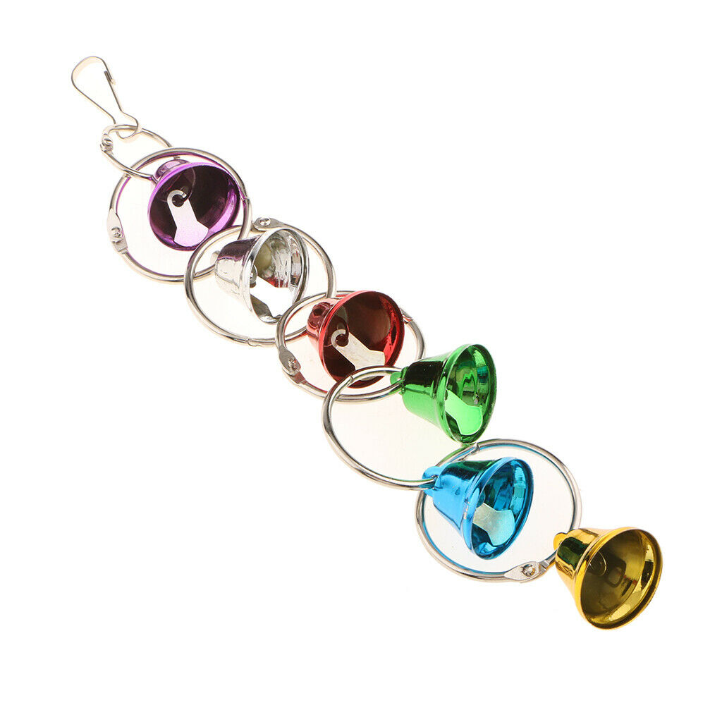 Chew Bell Hanging for Birds Parrot Swing Cocktail Parakeet Pet Toys