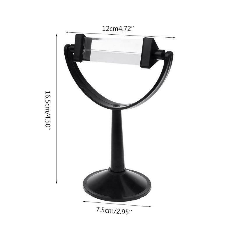 Optical Glass Triple Triangular Prism with Stand for Physics Light Spectrum