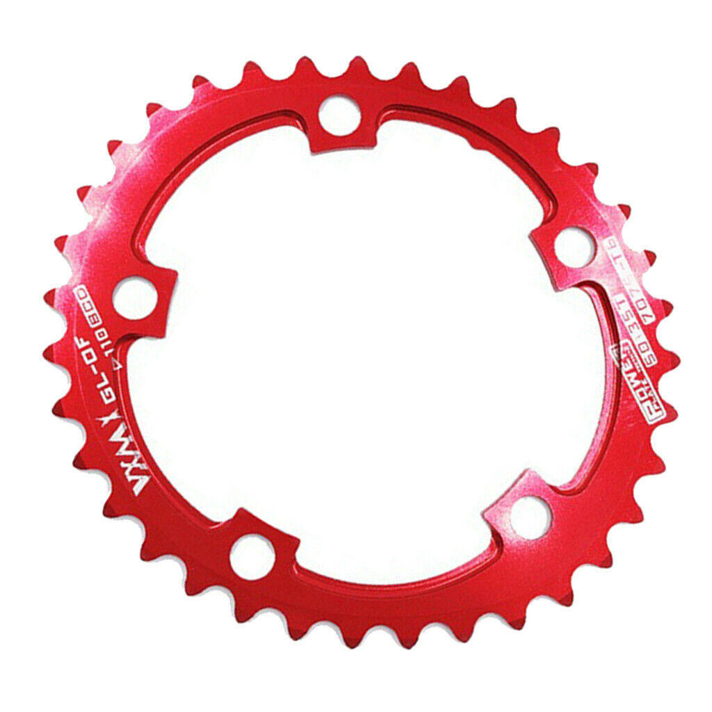 Bike Chainring  35T/50T 110 BCD 9-11 Speed Chain Ring Chainwheel Red 35T