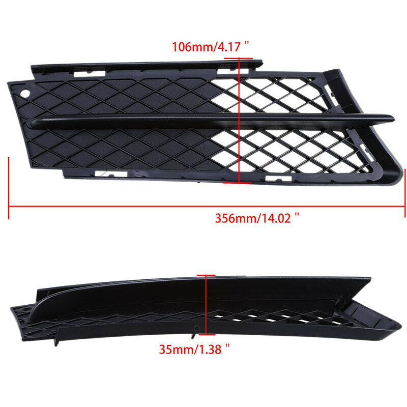 Right Side Fog Light Grille Trim Bezel Cover For BMW E90 E91 328i 325i 2004-2007