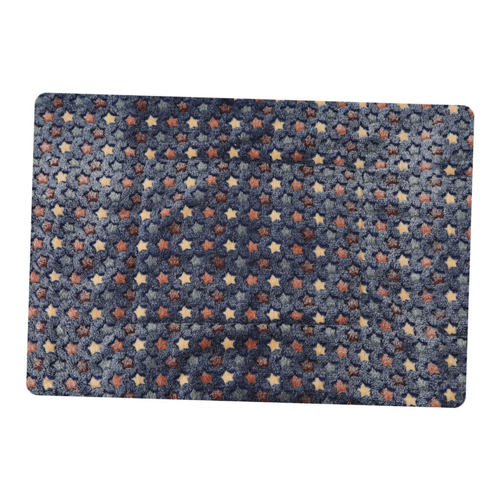 Flannel Dog Mat Nest Pet Cushion Puppy Sand Pad Pet Protector Pad Star Gray