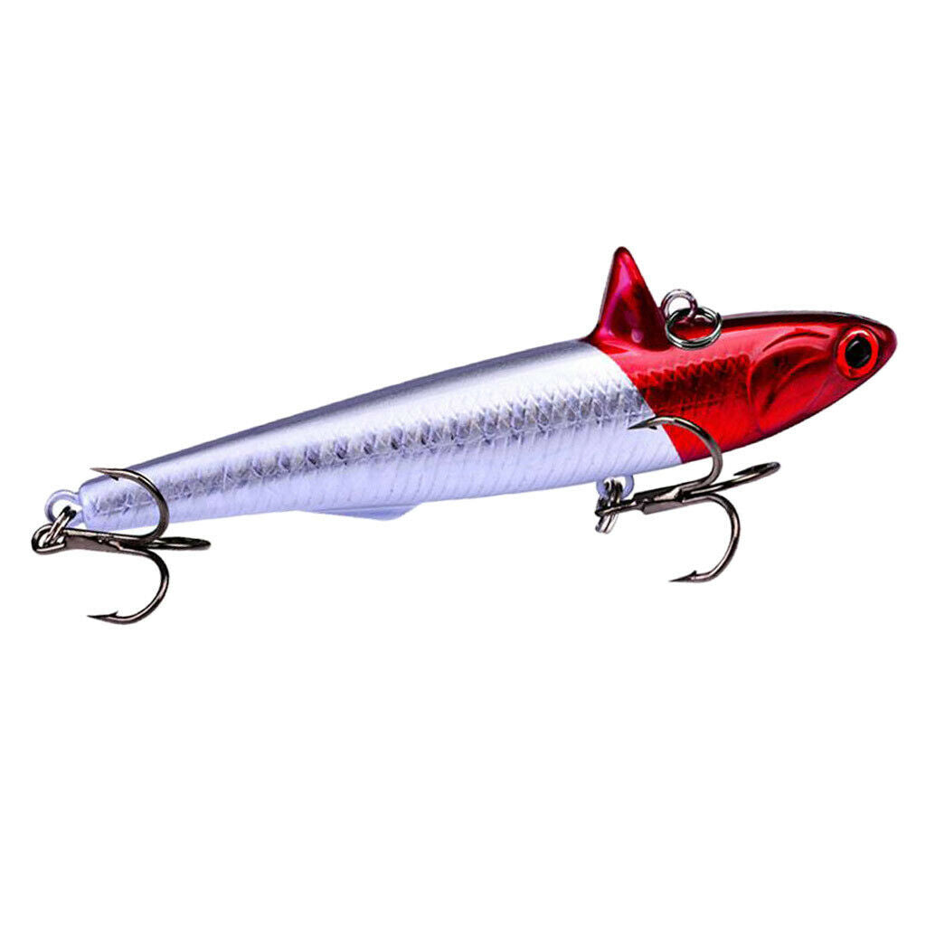 Minnow Fishing Lures Treble Hook Swimbait Fishing Bait Crankbaits Color E