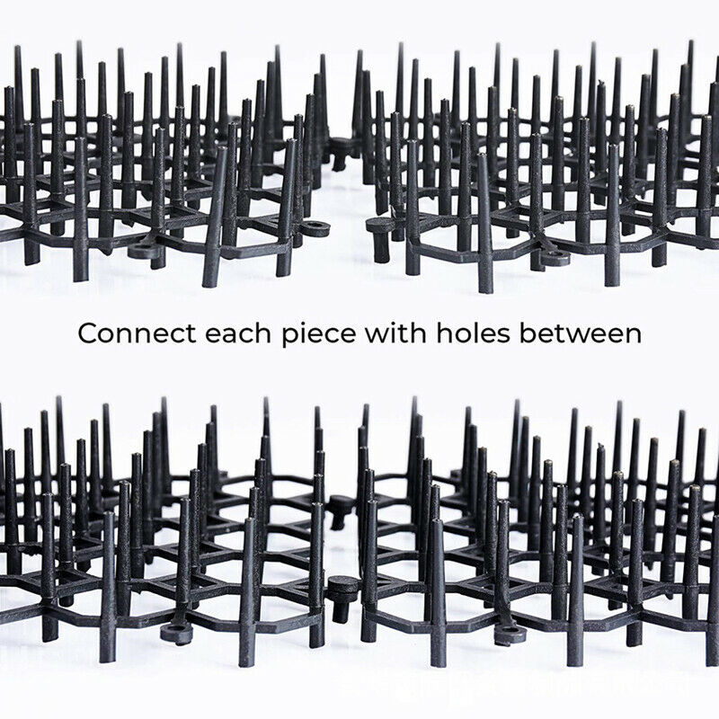 2Pcs Garden Prickle Strip Cat Repellent Deterrent Spike Anti-Cat Dog Suppl WLDF