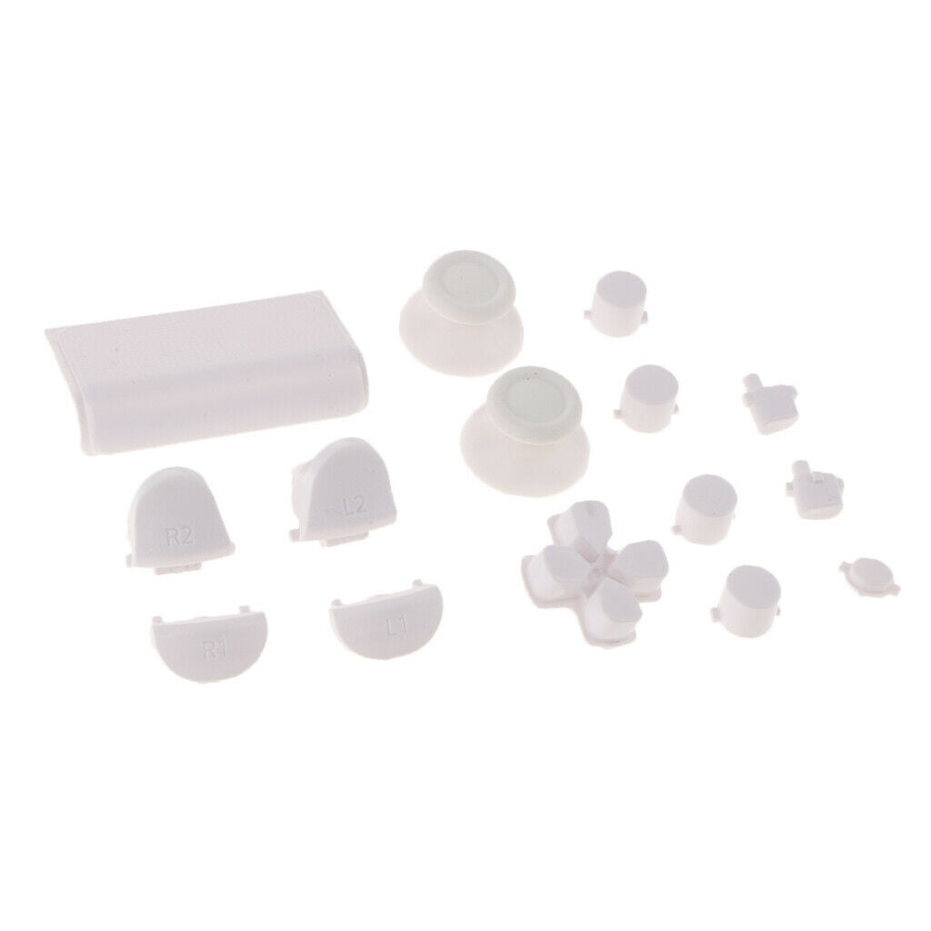 Full buttons for PS4 controller, touchpad buttons + ABXY + D Pad + L1 R1.