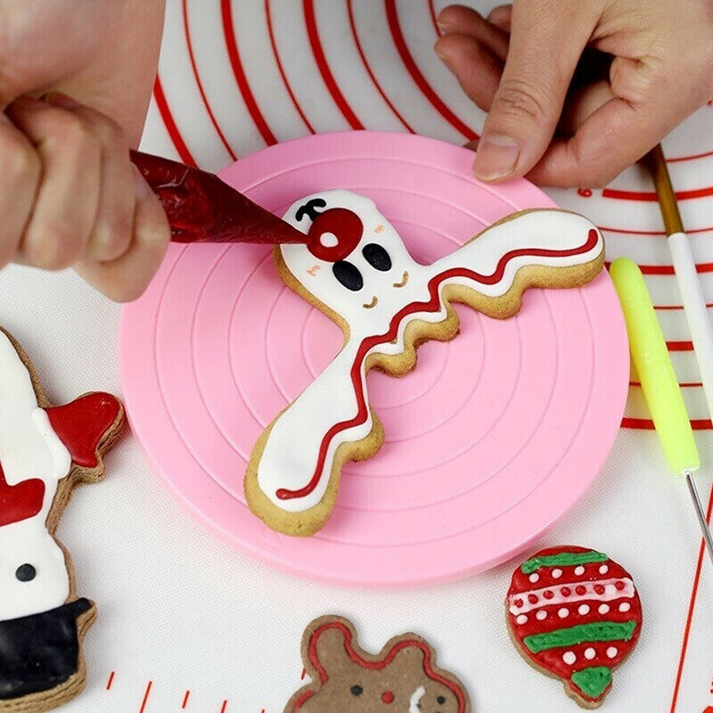 Cake Turntable Revolving Mould Cake Decorating DIY Baking Kitchen To.l8