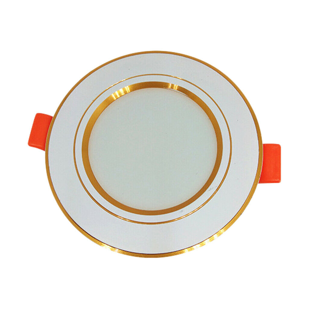 Recessed LED Ceiling Light  220-240V with  Golden Line Warm White