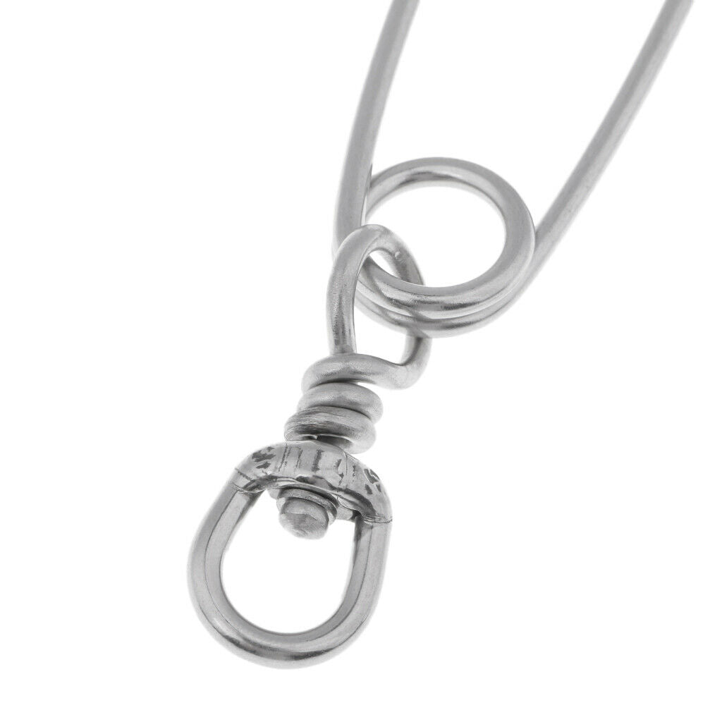 Long Line Clip Hook Flexible Rotation Connector Quick Lock Angler