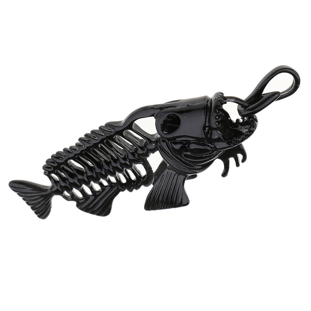 Skeleton Charms Pendants 91mm for Clothing Bag Hanging Decoration Black