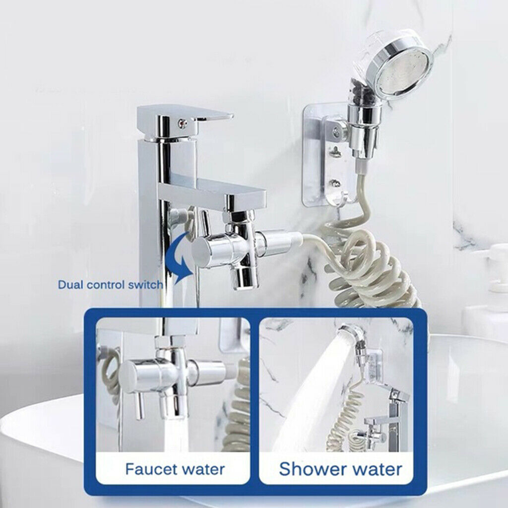 Handheld Shower Head, Hair Washing Handshower Faucet Rinser Set with 5ft Hose