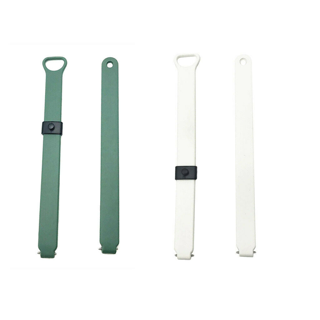 2Pack Replacement Soft TPE Wrist Strap Belt And Metal Buckle For Misfit Ray