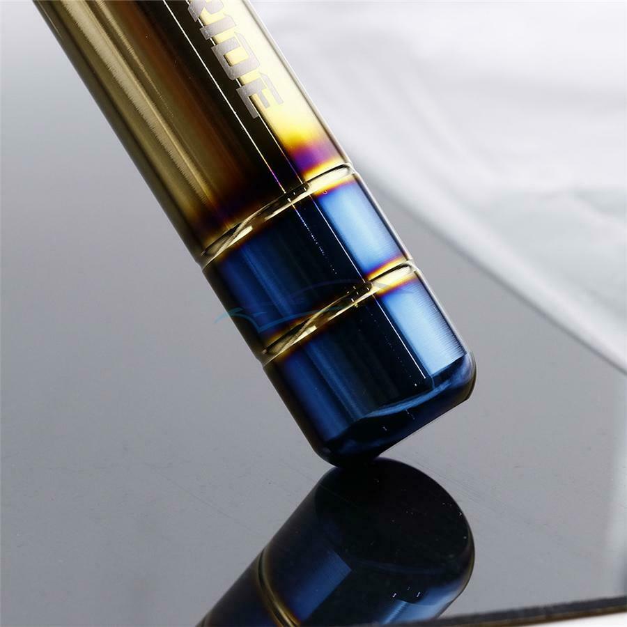 1PCS Car Aluminum Burned Blue Universal Shift Knob Shift Lever Head V2 -13CM