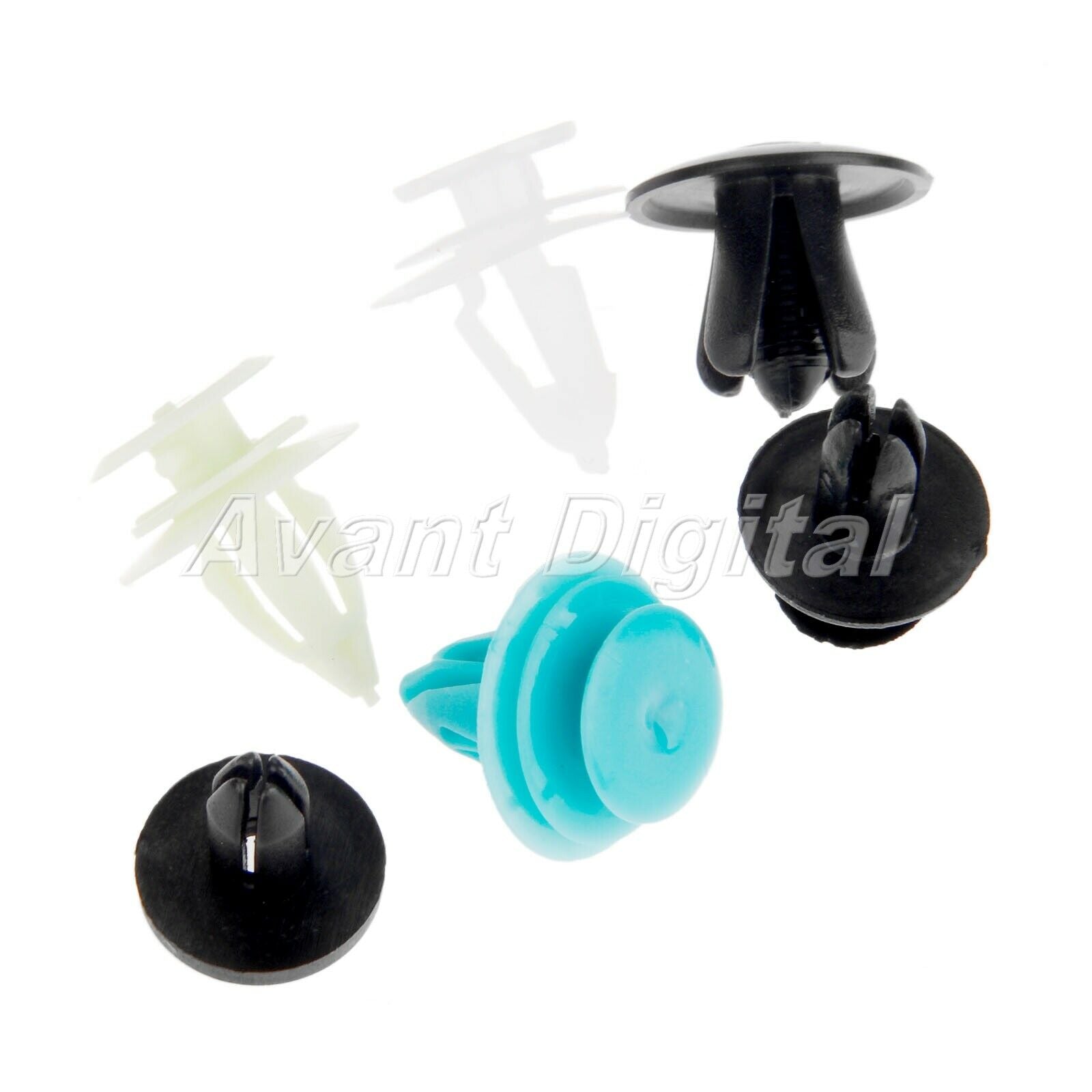 Universal 360pcs Car Mixed Fastener Transparent Boxed Door Clip Rivets Fender