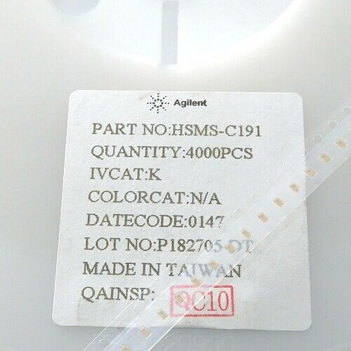 [200pcs] HSMS-C190 LED Red 15mCd SMD