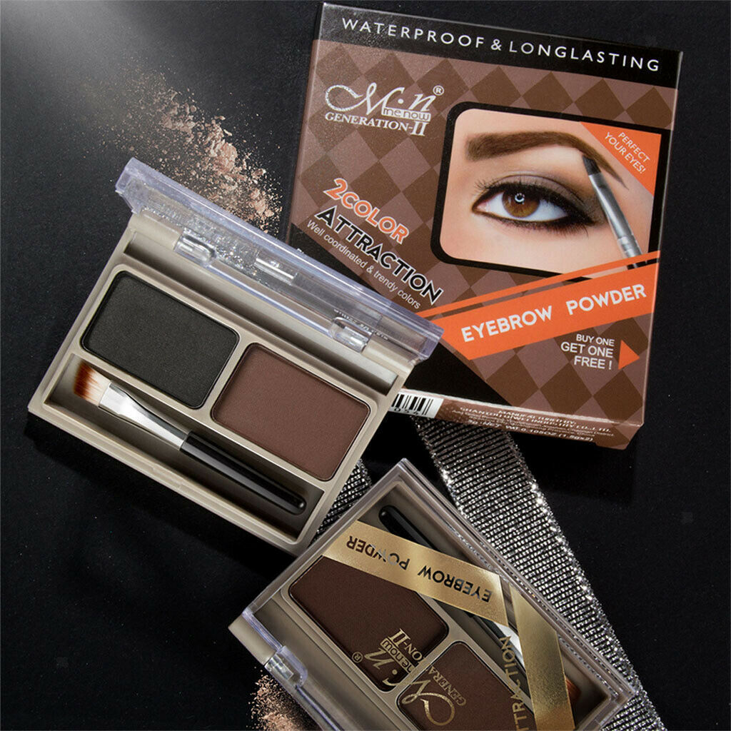 2  Color Powder Eyebrow Makeup Three-dimensional Natural Shadow Eye Brow 02