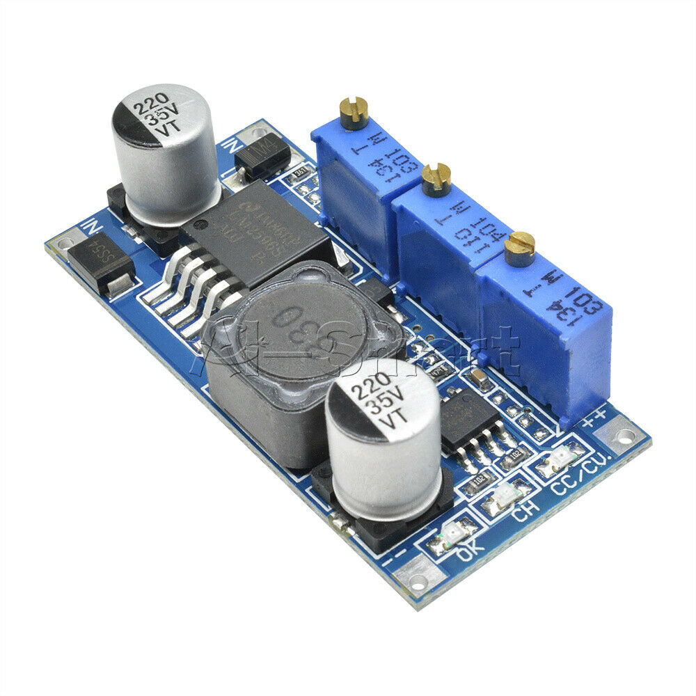 LM2596 DC-DC Adjustable Step-down Power Supply Module CC-CV LED Driver 7V-35V