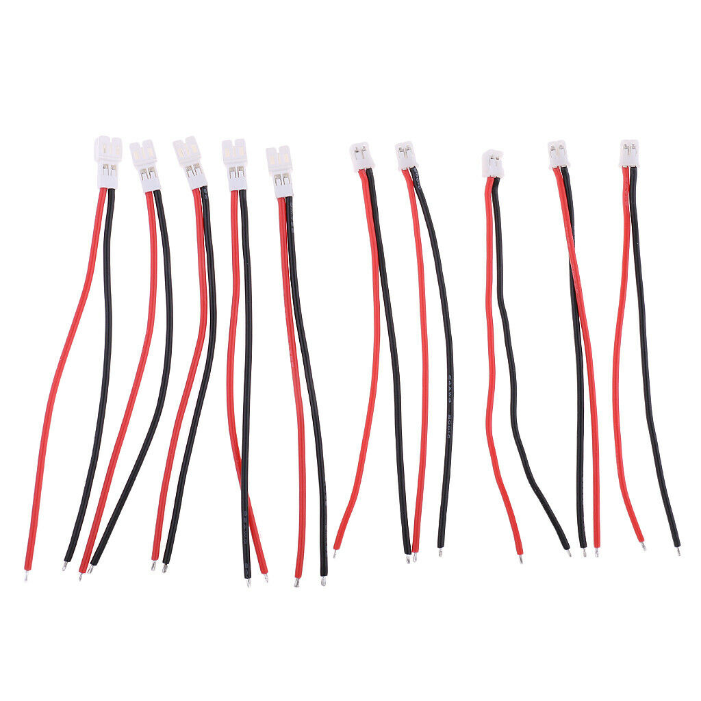 10 Pieces Upgraded JST-PH 2.0 Male Female Connector Cable RC Battery Charger
