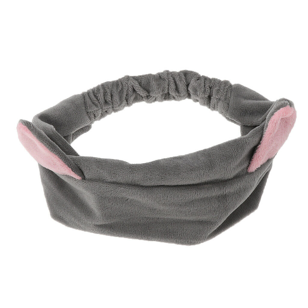 2PCS Spa Face Washing Shower Hairband Cotton Headband Hair Wrap Head Wraps