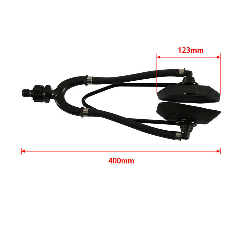 Universal Dual Feed Water Rectangular Outboard Engine Motor Flusher for Boats