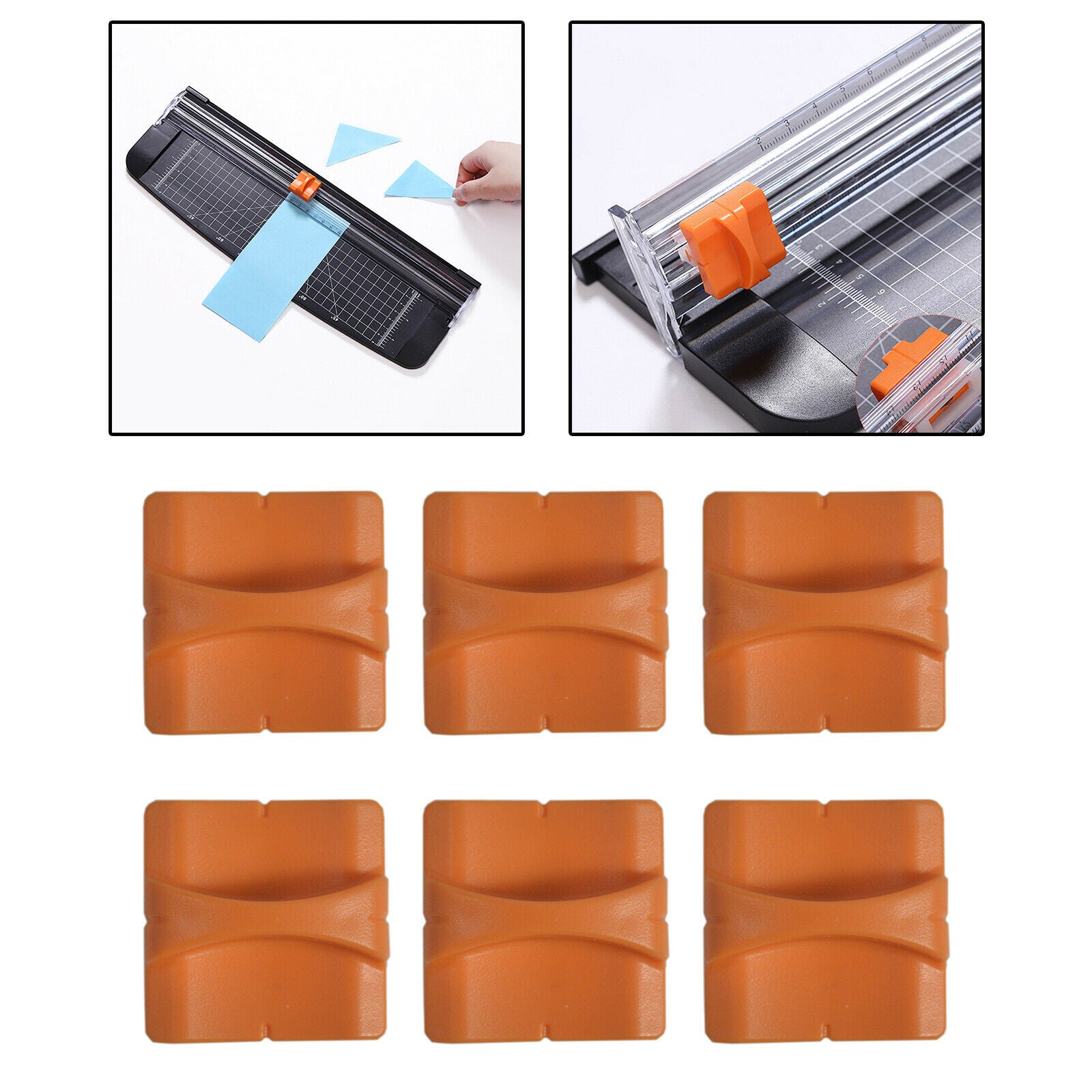 6Pcs Paper Cutter Replacement Blades Trimmer Cutting A4 Paper Pages Tool