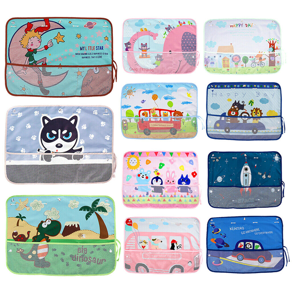 Multi-Function Storage Sunscreen Car Sunshade Curtain Style - 1