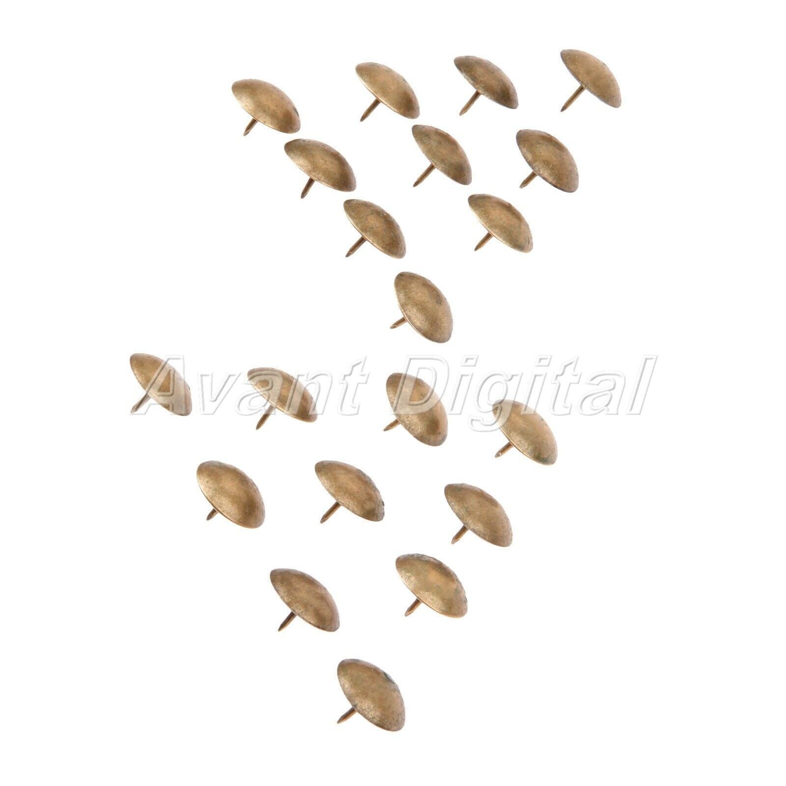 20pc Wood Jewelry Box Upholstery Nails Tacks Studs Furniture Hardware Decor 18mm