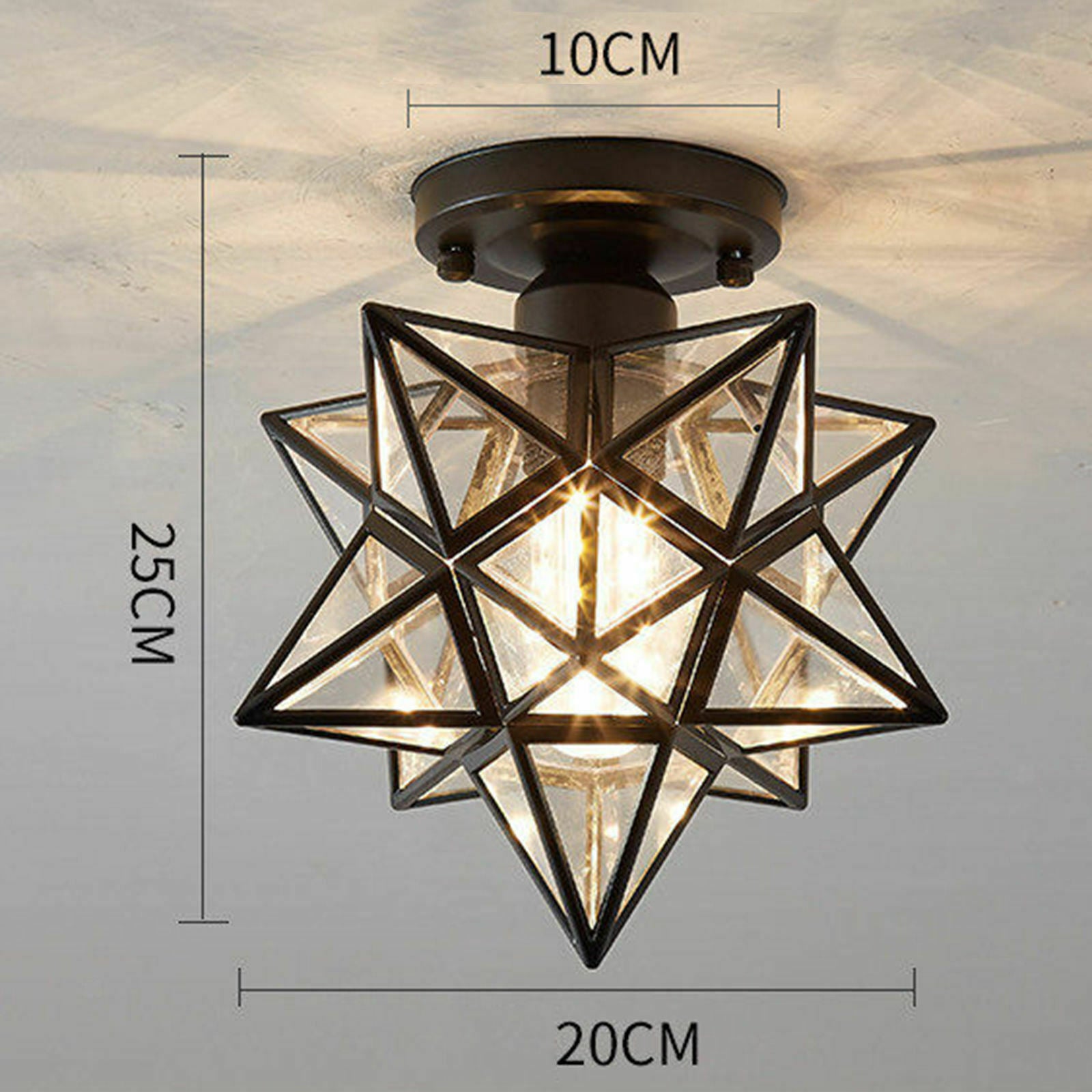 2PCS Porch Industrial Ceiling Light Lighting Fixture Modern Lamps for Cafe