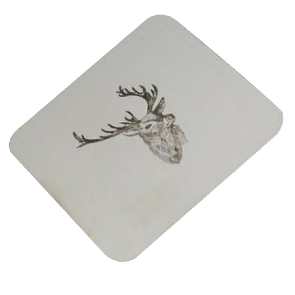 Stainless Steel Square Placemat Dinning Table Mat Pad Place Mat Coaster A