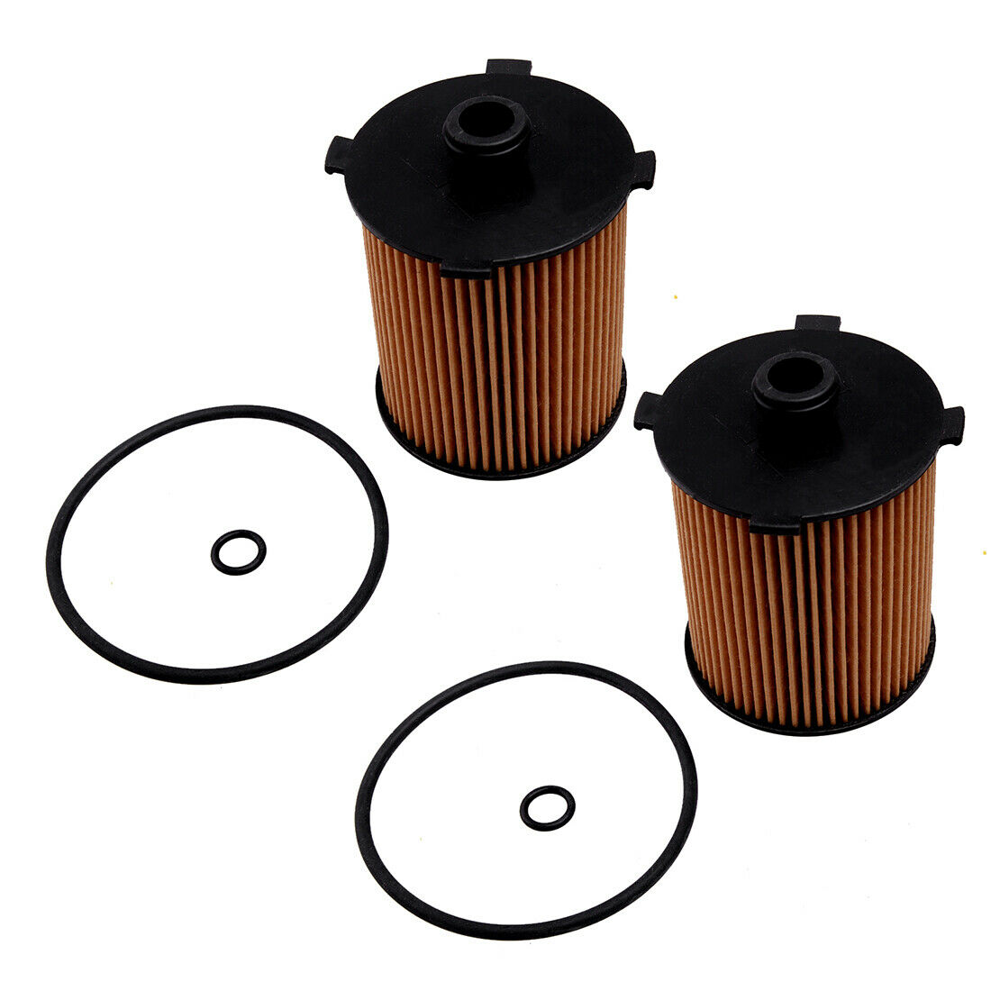 2Set Car Engine Oil Filter Fit For Volvo S60 S80 V60 XC60 2.0L With O-ring Kit