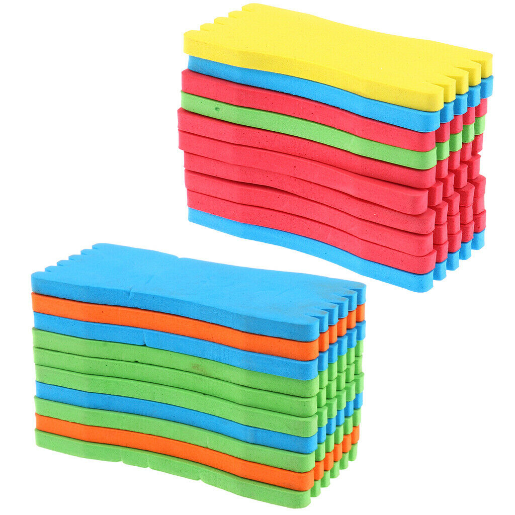 20 Pcs Foam Fishing Line Board Fishing Wrapping Board Wrapped Wire Spool Board