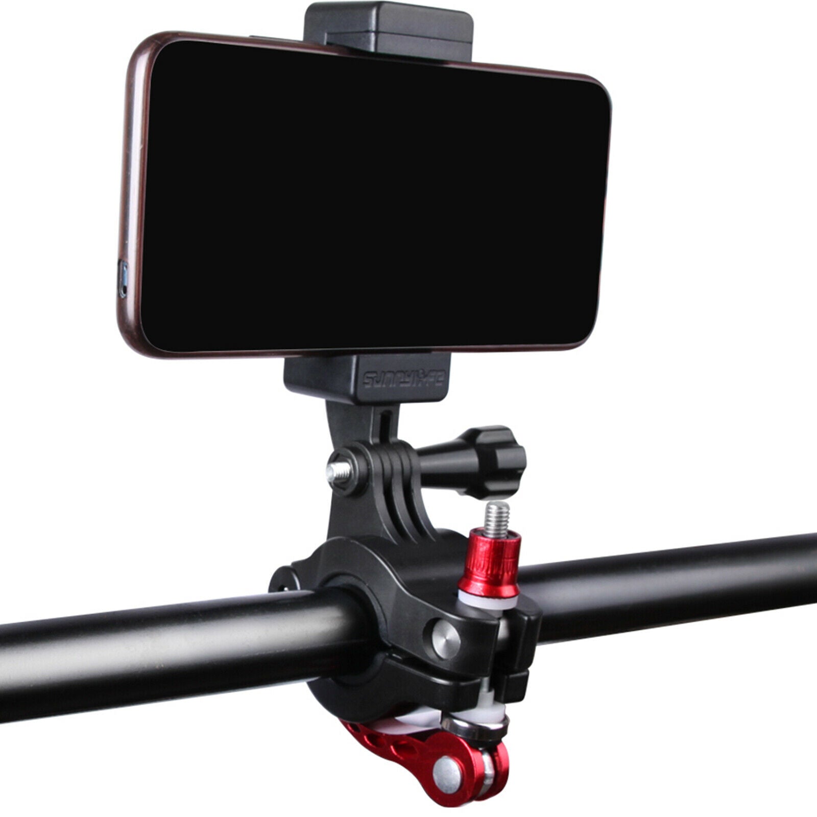 For GoPro Selfie Stick Mobile Phone Clip Universal Bicycle Riding Fixed Bracket