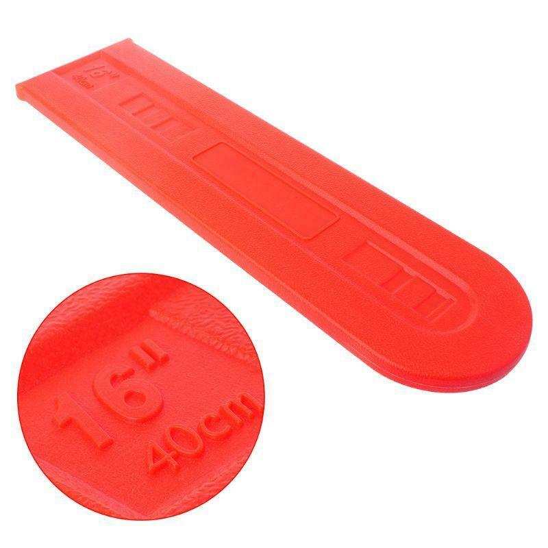 16" Orange Chainsaw Bar Cover Guide Plate Protector Chain Guard Case for