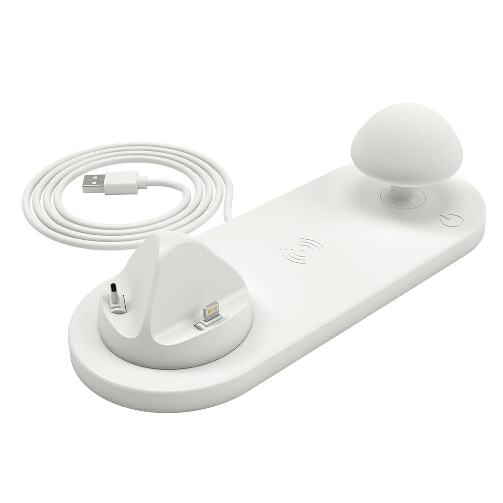 Wireless Qi Multi-Mushroom Fast Charging Station For All Active Devices