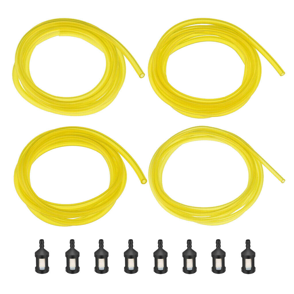 Fuel Line Hose Fuel Filter Kit for Chainsaws, Trimmers and other engine