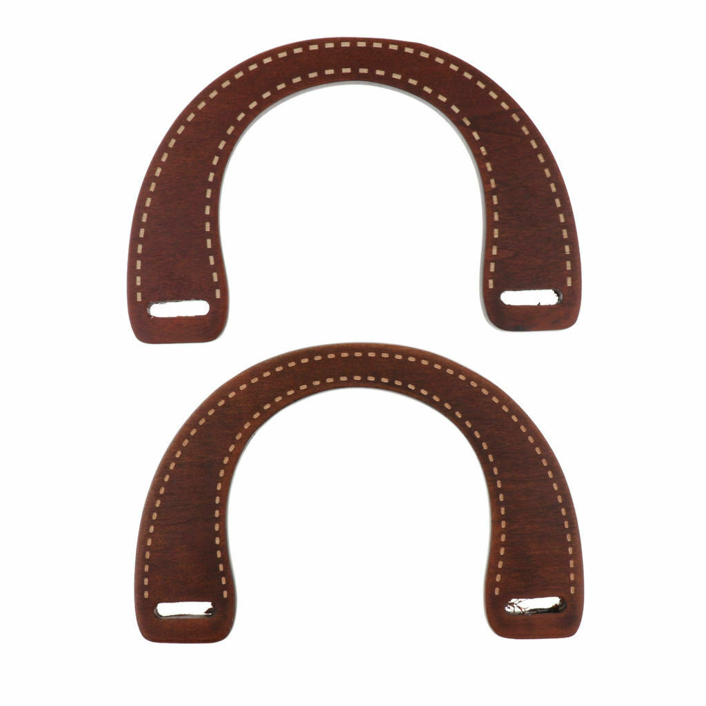 2pack U Shape Wooden Purse Handle Wooden Bag Handle Replacement Handbag Bag