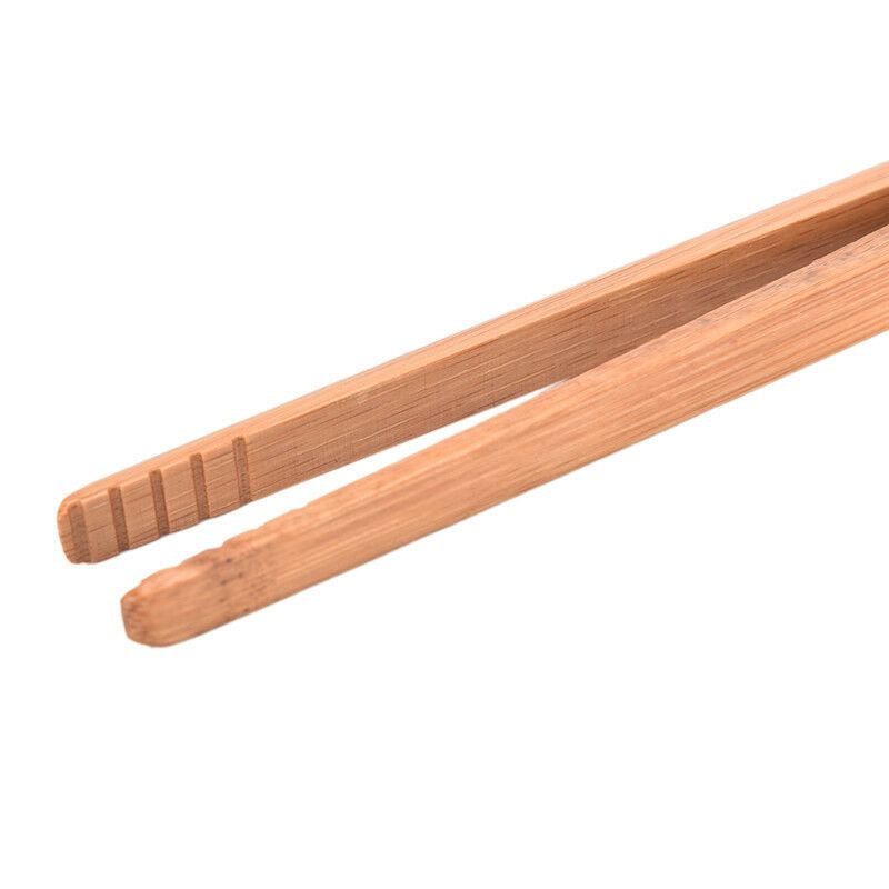 1Pc Anti-Static Bonsai Tool Tweezers Bamboo Wooden Micro Landscape Straigh DD
