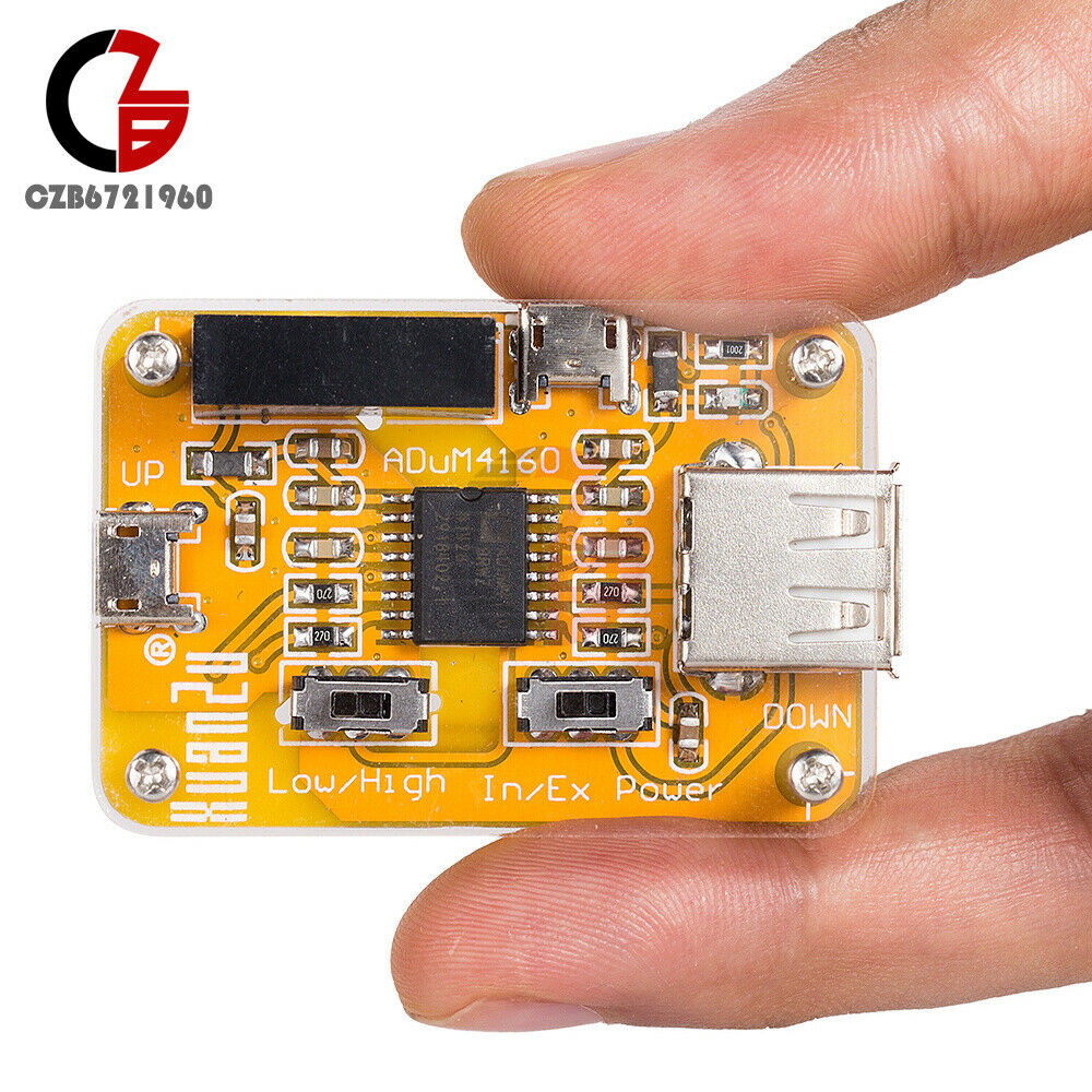 USB Isolator Signal Digital Safety Isolation Line Protector Adum4160 Module+Case