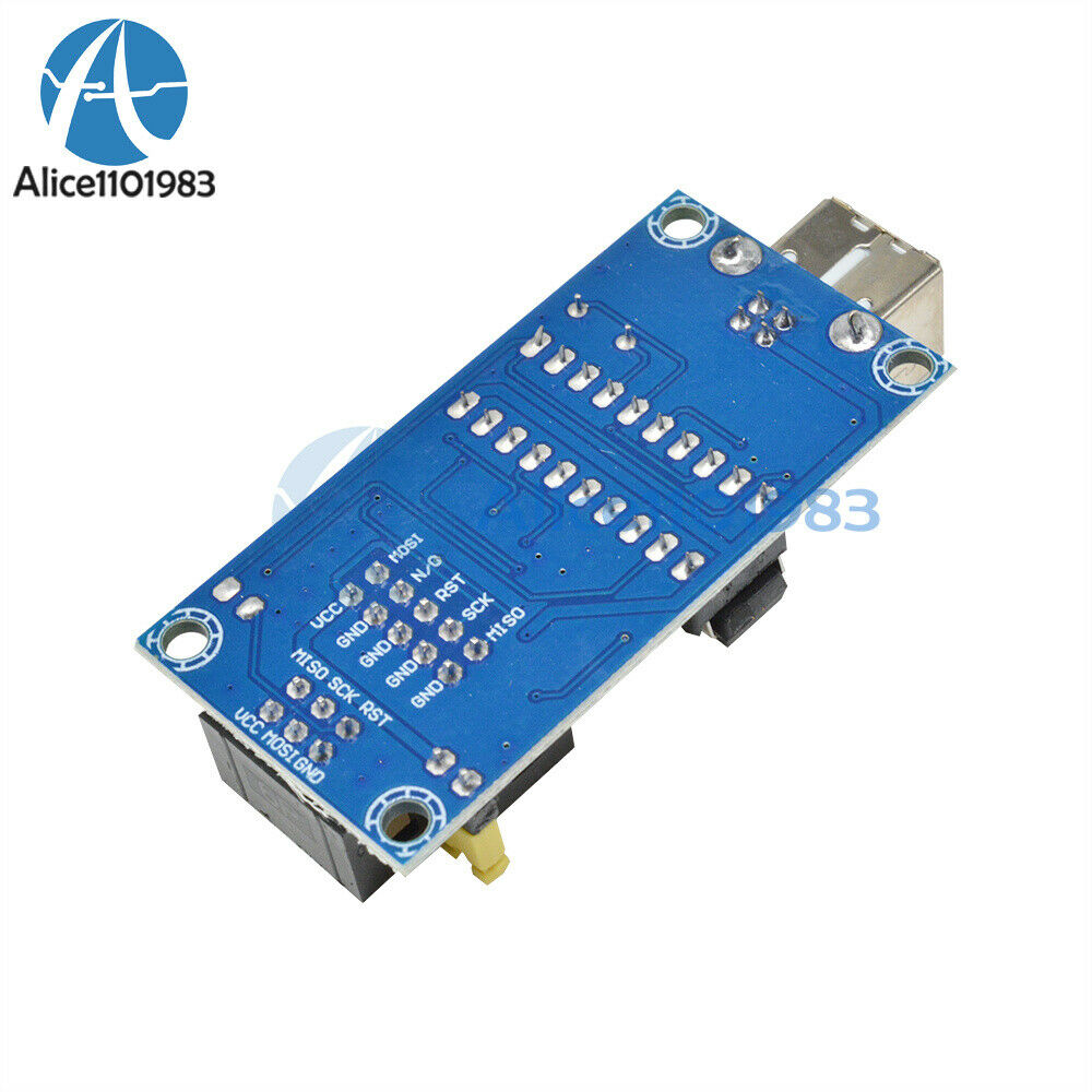 2PCS USBTiny USBtinyISP AVR ISP programmer Arduino bootloader Meag2560 uno r3
