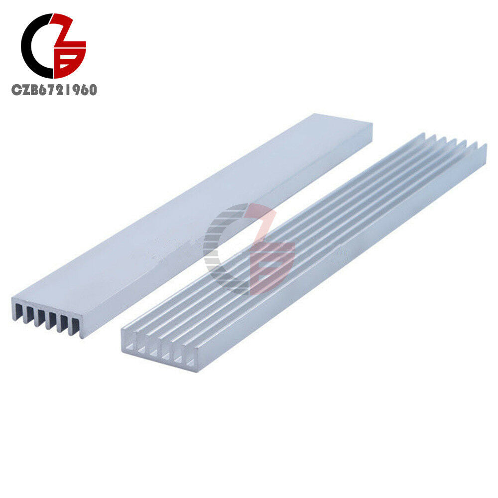 150x20x6mm Long Aluminum Heat Sink Chip Cooling LED Power IC PC Heatsink Cooler