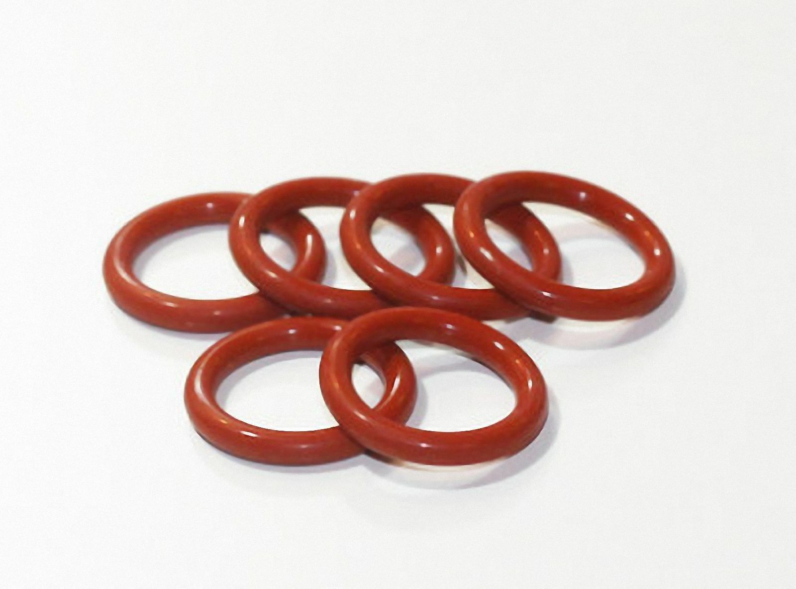 130Pcs 1mm 1.5mm 1.9mm Section OD from 21mm to 50mm Silicone O-Ring gaskets set