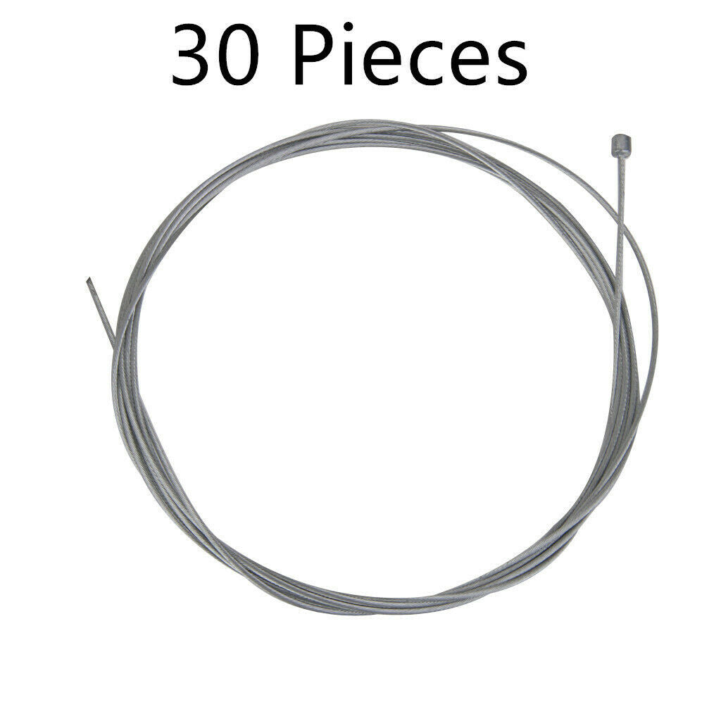 30pcs Road Mountain Bike Bicycle Inner Shifter Gear Speed Cable 2 Meters Cycling